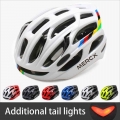 RNOX Helmet Cycling Triathlon Road Bike Helmet Sport MTB Bicycle Helmet With Red tail light Riding Safely Cap Capacete Ciclismo|