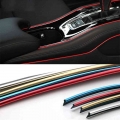 Car Mouldings Trim 3d Line Strips Decorative Strips Line For Volkswagen Vw Golf 4 6 7 Gti Tiguan Passat B5 B6 B7 Cc Jetta Mk5 -