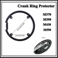 Original Crankset M430 M390 M590 M370 Chain Wheel Protective Cover Chainring Protective Covering Plastic Protection Cover - Bicy