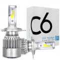 Coolfox S2 C6 Led H4 H7 Led Headlight H1 H3 H11 H13 9004 9005 9006 9007 880 H27 Car Light Bulbs Auto Lamp 12v 6000k - Car Headli