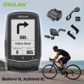 MEILAN Bike Computer Wireless Waterproof Gps Navigation BLE4.0 with Cycling Cadence Sensor Speed Sensor and Heart Rate Monitor|B