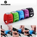 ROCKBROS Bicycle Electric Bell 110 DB Rainproof MTB Road Bike Scooter Horn Handlebar Silica Gel Shell Ring|Bicycle Bell| - Off