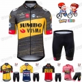 Kids Jumbo Visma 2021 Cycling Jersey Set Boys Girls Cycling Clothing Children Road Bike Shirts Suit MTB Ropa Ciclismo Maillot|Cy