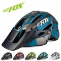 BATFOX Road MTB Bicycle Helmet Camouflage Helmet Mountain Road Bike Riding Helmet With Tail Light DH AM casco ciclismo bicicleta