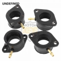 4 Pcs Motorcycle Carburetor Intake Manifold Boot for Kawasaki KZ900 1976 1977 KZ1000 1977 1981 Z1 1973 1975 Carburador UNDEFINED