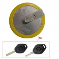 1/pcs Yellow Color Rechargeable Remote Car Key Shell Lir 2025 3.6v Battery For Bmw 3 5 6 7 Series X3 X5 Z3 Z4 Z8 Hu92 E46 E39 3b