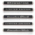 Car Stickers Auto Badge Emblem Decal Brownstone Executive White Black Limited Edition for Toyota Land Cruiser BMW Audi Ford Jeep