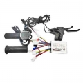 24v 36v 48v 250w 350w 500w Brush Controller Throttle Lcd Display Electric Brake Kit For Electric Bike Scooter Dc Motor - Electri