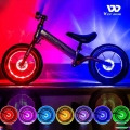 West Biking Bicycle Spoke Light LED Bike Wheel Light Scooter Light Kids Bike Accessories USB Front Tail Lamp 7 Color Cycling|Bic