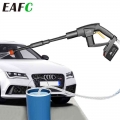 6000mah Cordless High Pressure Washer Spray Water Gun Car Wash Pressure Water Nozzle Cleaning Machine Rechargeable - Water Gun &