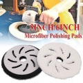 5/6Inch Auto Microfiber Polishing Cutting Pad Car Detailing Buffing Wheel Durable Sponge Polishing Pad Car Cleaning