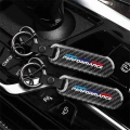 Carbon Fiber Custom Car Styling Emblem Keychain Key Chain Rings For Bmw X1 X3 X4 X5 X6 M1 M2 M3 M5 M6 Performance Car Key Holder