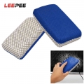 LEEPEE Microfiber Mesh Car Wash Sponge Clean Brush Auto Washing Cleaning Sponge Motorcycle Bike Washer Car Detailing Care|Sponge