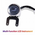 Universal Motorcycle Digital Tachometer Multifunctional Speedometer Odometer Fuel Meter Dashboard Gear Lever Display Instrument|