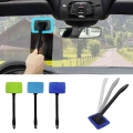 Car Window Cleaner Brush Kit Windshield Wiper Microfiber Wiper Cleaner Cleaning Brush Auto Cleaning Wash Tool With Long Handle|S