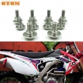 OTOM 10 Pcs Motocross Body Fairing Bolts Kit Motorcycle Radiator Fuel Tank Guard Plate Fastener Clips Screw Nuts For HONDA CRF|N