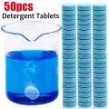 50 Concentrated Tablets Detergent Car Windshield Cleaning Effervescent Tablets Home Toilet Window Glass Wiper Cleaner Tablet - W