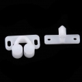 White Spring Loaded Twin Roller Catch Cupboard Door Latch For Caravan Boat - Marine Hardware - Ebikpro.com