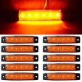 12V 24V LED 6SMD Truck lights led marker light Car Bus Truck Lorry Side Marker Indicator Trailer Lights camion truck accessories