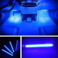 Led Bar Car Interior Backlight Ambient Mood Foot Light With Cigarette Lighter Decorative Atmosphere Lamp Auto Accessories 12v -