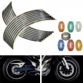 16Pcs Motorcycle Car Wheel Tire Stickers Reflective Rim Tape Moto Auto Decals For Suzuki GSF600 gsf 600 650S Bandit B KING|Decal