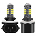 2pcs H27 881 880 Super Bright Led Car Front Fog Lamp H27w Anti Fog Bulb Auto Driving Running Light Foglamps 6000k White 12v 24v