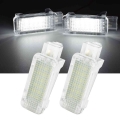 2x Car Led Courtesy Door Projector Trunk Boot Footwell Luggage Light For Audi A2 A3 A4 A6 Tt Q5 For Vw Passat B5 B6 Golf 6 Jetta