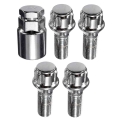 5pcs/set M14 x 1.5 Alloy Wheel Lock Bolts Locking Security Lug Nuts for VW TRANSPORTER T4 T5|lug nuts|security lug nutswheel loc