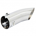 Car Vehicles Exhaust Flex Pipe Stainless Steel Tail End Pipe Tips 59mm 185mm - Mufflers - ebikpro.com