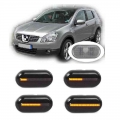 Suitable For Nissan Qashqai Dualis Mk1 J10 Jj10 2006-2014 Dynamic Led Indicator Side Marker Signal Light - Lamp Hoods - Officema