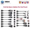 Full Set 8 Cables For Truck Car Automotivo For Scania For Bmw Obd Obd2 Scanner Car Diagnostic Auto Tool 8pcs Full Set Cables - D