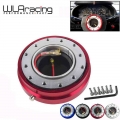 Wlr Racing - 4 Colors,thin Version 6 Hole Steering Wheel Quick Release Hub Adapter Snap Off Boss Kit Wlr3858 - Steering Wheels &