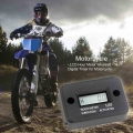 Wireless Vibration Hour Meter LCD Hour Counter Motorcycle Meter For Motocross Engine Boat Snowmobile Motorcycle ATV Jet Ski|Inst