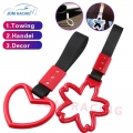 Multi Style Universal Tsurikawa Ring Heart Nylon Strap Jdm Racing Train Bus Handle Hand Strap Drift Charm Strap Drift Auto Acces