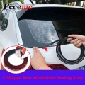 Y Type Car Rear Window Gap Sealing Strip Stickers Hatchback SUV Window Sound Insulation Dustproof Waterproof Decorative Strip|Fi