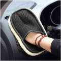 Car Styling Wool Soft Car Washing Gloves Cleaning Brush Motorcycle Washer Care Products Car Styling Washing Gloves|Sponges, Clot