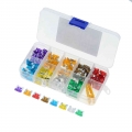 100pcs/lot Car Truck Micro Blade Fuses 3a 5a 7.5a 10a 15a 20a 25a 30a Amp Plastic Box Assortment With Clip - Fuses - Officematic