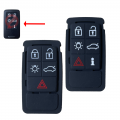 5 6 Buttons Remote Key Rubber Pad Replacement Fob For Volvo S60 S80 Xc70 Xc90 Black Rubber Mat Remote Key Fob Silicone Case - Ca