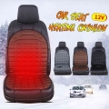 12v Car Seat Heater Winter Lengthen Heated Car Seat Cover Warm Car Heating Mat Universal Winter Electric Heated Seat Cushion - A