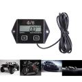 Universal Digital Engine Tach Hour Meter Boat Moto Tachometer RPM Waterproof For Motorcycle Chainsaws motorbike Car Marine LB T|