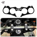 3D Carbon Fiber Triple Tree Yoke Cover Protector Tank Pad Case for Yamaha FZ8 2010 2014|Decals & Stickers| - Ebikpro.