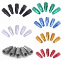 5pcs Bicycle Pressure Valve Caps Dust Covers Aluminium Bicycle Presta Valve Caps MTB Bike Road Cycling Accessories Bicycle Parts