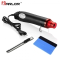 3pcs/set 220v 300w Electric Hot Air Heat Gun Eu Plug+car Scraper Squeegee+vinyl Cutter Knife Auto Car Vinyl Film Wrapping Tools