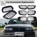 Front Bumper Kidney Grille Fit For BMW E46 Facelift Sedan 320i 325i 2002 2005 Performance Car Accessories M Edition Style|Racing