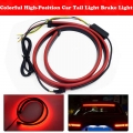 100/90cm Car Styling 7 Color Rear Additional Stop Led Lights With Turn Signal Running Light Unverisal Auto Brake Flexible Strips