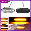 2pcs Dynamic Led Turn Signal Side Marker Light Repeater Lamp For Fiat Panda 169 Grande Punto Inkl Evo Doblo Fiorino Linea Idea -