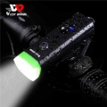 WEST BIKING Bike Light Smart Induction Bicycle Front Lamp Headlight With Horn Rainproof USB Rechargeable LED Cycling Flashlight