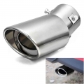 Universal Car Exhaust Muffler Tip Stainless Steel Pipe Tail Muffler Tip Auto Exhaust System Tail Pipe Car Replacement Accessorie