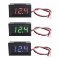 Mini Voltmeter Tester Digital Voltage Test Battery DC 0 30V Red/Blue/Green Auto Car|Volt Meters| - ebikpro.com