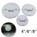 4" 6" 8" ABS Plastic Round Hatch Cover Deck Plate Non Slip Deck Inspection Plate for Marine RV yacht Boat Accesso